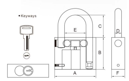 Customized Logo High Security Padlock Pin Tumbler High Quality Padlock