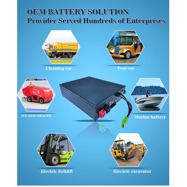 CLF Electric Forklift Lifepo4 Lithium Battery Packs OEM 48V 200Ah 300Ah 50Ah For AGV