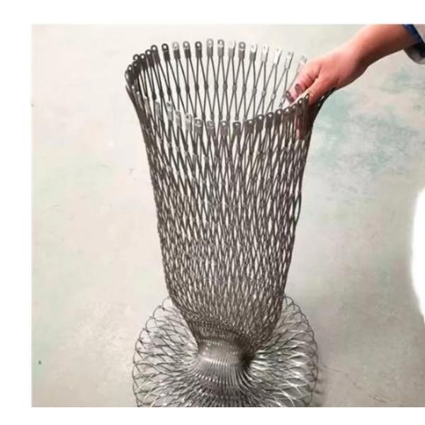 3.0mm 38 X 38mm Stainless Steel Cable Mesh For Safety Protection