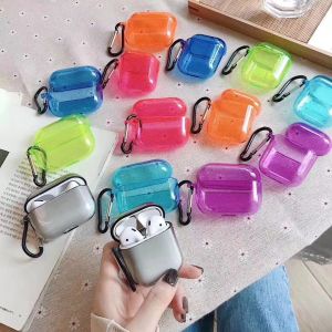 Hard Airpods Protective Cases Light Weight Neon Color Scratch Proof Anti Lost