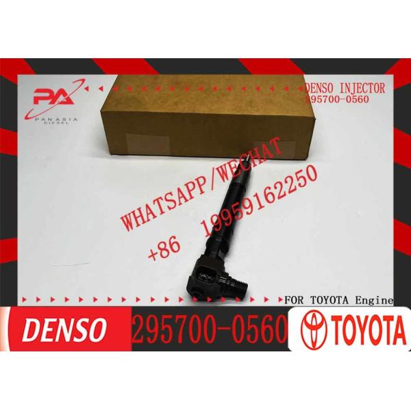 Buy diesel fuel injector common rail injector 23670-0E020 295700-0560 23670-0E010 295700-0550 fuel injector at wholesale prices
