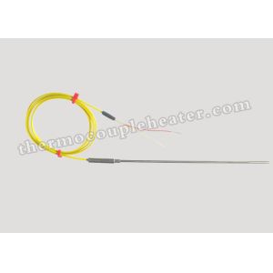 Custom Insulated Metal Sheath Thermocouple Probes With Bare Leads