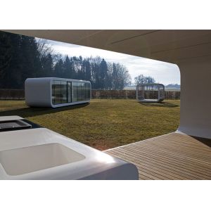 Prefab Light Steel Frame Overwater Bungalows Modular Hotel Unit Lodges