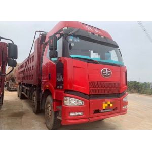 China Second Hand FAW J6P Heavy Truck 420 Horsepower 8X4 8.2m Dumper Truck
