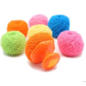 Fiber Sprial Scourer with Kitchen Cleaning No Rust Recyclable