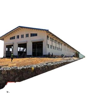 1500sqm Steel Structure Warehouse Metal Building 25m*80m*9m