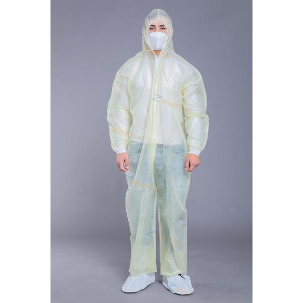Buy Breathable 37GSM Disposable PPE Coveralls With Hood at wholesale prices