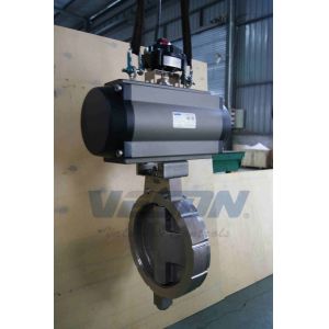 Pneumatic Bray Butterfly Valves With Switches / Solenoids & Positioners