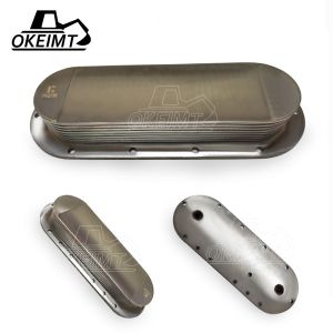 China 2130296000 Engine Oil Cooler Kobelco Nissan Oil Cooler Billet Aluminum on sale