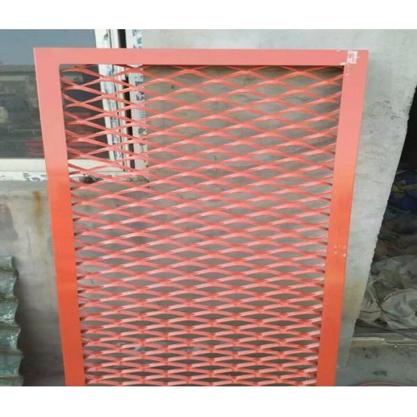 2mm Thickness Expanded Metal Mesh Guard Powder Coated 96inch * 27ft For Window or Door