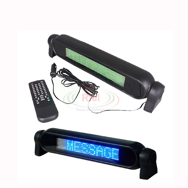 Car 12V LED Message Sign Programmable Scrolling Display Board Blue 7*50 Dots