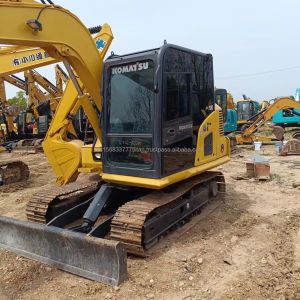 Used 10 Ton Komatsu PC100 Excavator with Original Hydraulic Cylinders in
