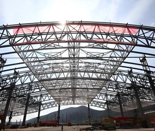 Buy Multi-span Continuous Steel Truss for Industrial Buildings and Warehouses at wholesale prices