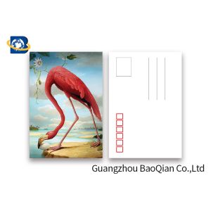 Promotion Cartoon 3d Lenticular Postcard / Flip Lenticular Image Printing