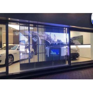 P7.8 LED Transparent Display Full Color Advertising LED Video Wall 3840hz