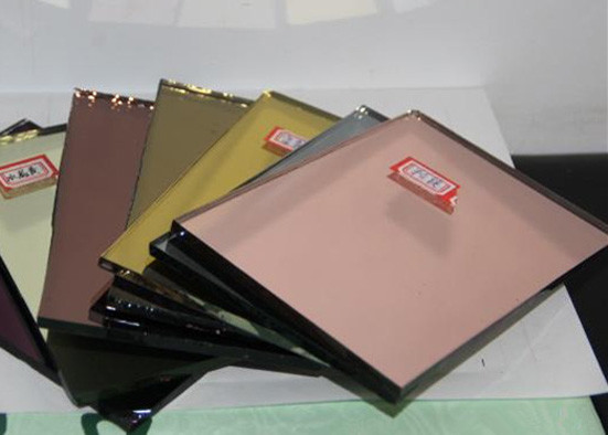 3mm Bronze Tinted Mirror Glass Multi Color With Good Erosion Resistant