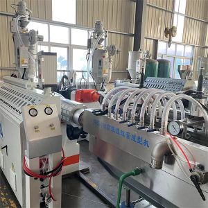 Single Screw Extruder HDPE Double Wall Corrugated Pipe Machine For High Speed