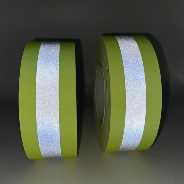 100% Cotton Safety Reflective Tape Flame Retardant High Washability