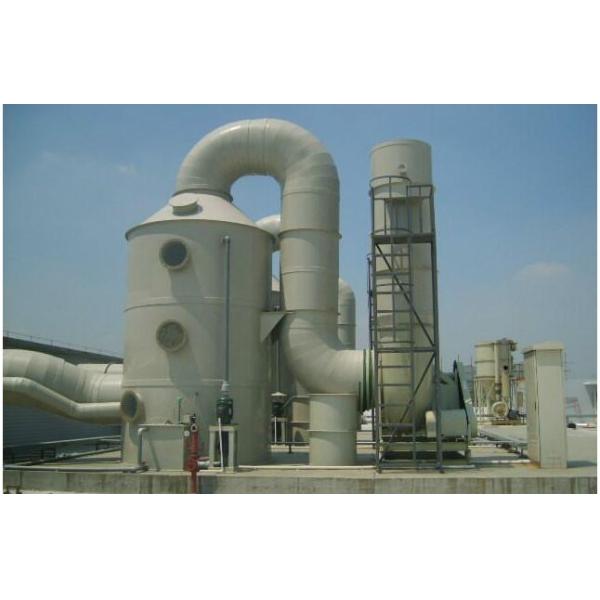 FRP Bromine Purification Tower / Bromine Absorption Tower Cooling Extraction Treatment