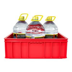 Customized Logo PP Turnover Box for Stackable and Durable Fruit Transportation