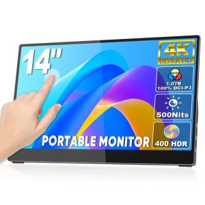 UHD 14.0 Inch IPS 4k Travel Monitor 10 Points Touch Screen USB-C HD For Laptop