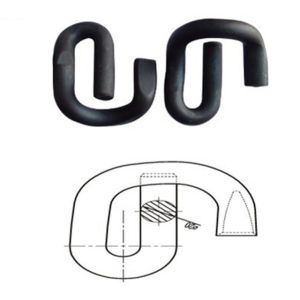 Elastic Railroad Rail Clips Kingrail OEM ODM Oxide Black Surface