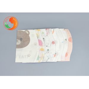 Lightweight Custom Printed Disposable Bibs Foldable With Catch Pocket Tear