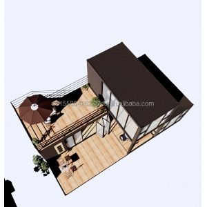 Outdoor Luxury Two Bedroom Modern Design Prefab Container House with Flat Pack