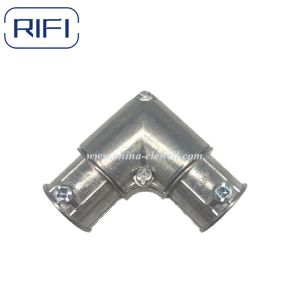 1/2 Inch To 1 Inch EMT Conduit To EMT Pipe Capped Corner Coupling Set Screw Type