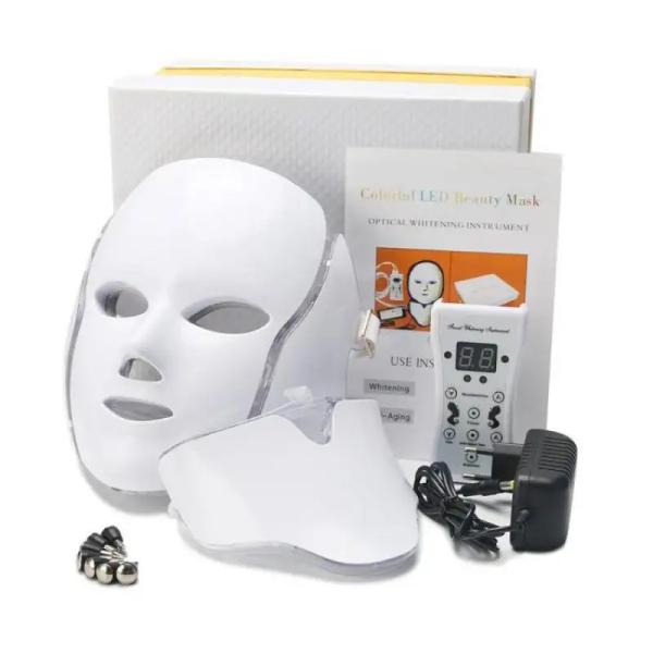 PDT Photon Light LED Face Mask Facial And Neck Skin Beauty Therapy 7 Colors