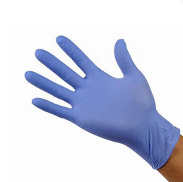 China Nitrile Disposable Protective Gloves Anti Saliva Smooth Touch Easy Wear on sale