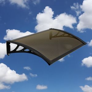 Protect Windows Polycarbonate Awnings Bronze Durable Weather Resistant