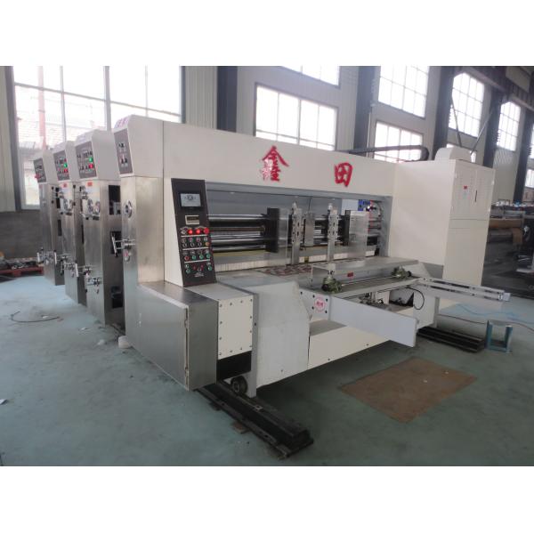 Paper Feeding Cardboard Carton Making Machine , Carton Packaging Equipment