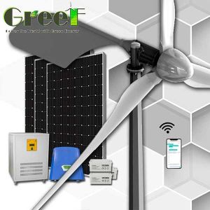 1KW Horizontal Axis Wind Turbine Hybrid System Alternative Energy Generators For