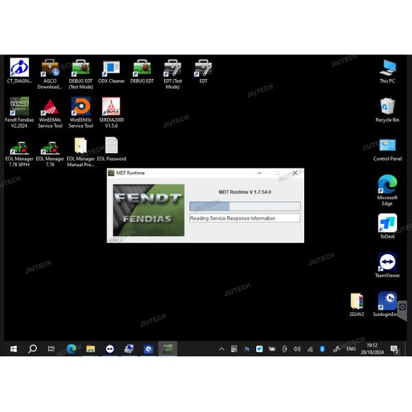 AGCO EDT Electronic Diagnostic Tool for Massey Ferguson Fendt Tractors CANUSB Compatible