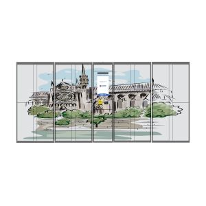 Stable Reliable Customizable Electronic Parcel Delivery Locker Public Place Use
