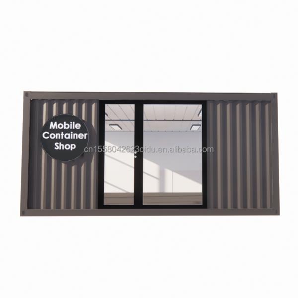 2023 Prefabricated Modular Container Houses with Aluminum Alloy Windows and Galvanized Steel Square Tubes