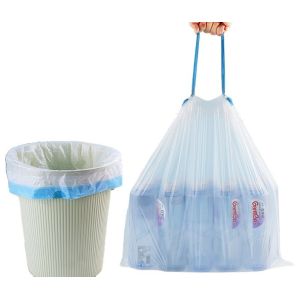 Custom Plastic Packaging Bags for Refuse Sacks and Trash Can Liners Logo