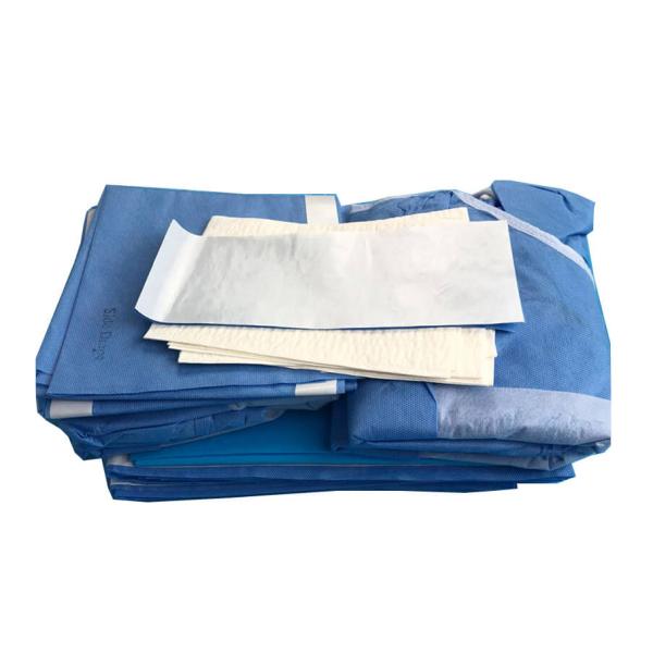 Sterile Surgical Universal Pack Kit Disposable SMS General Set With Reinforced