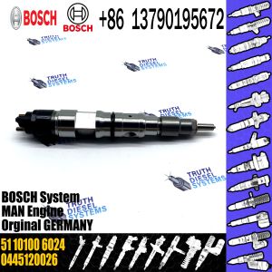 New Diesel Common rail Injector 0445120045 0986435558 For MAN 51101006024