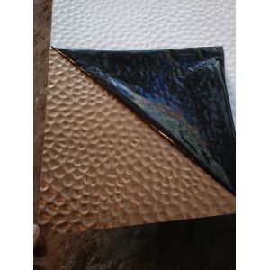 Rose Gold Mirror Honeycomb Pattern Embossed Stainless Steel Sheet