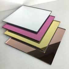 Mirrored Acrylic Sheets Glowforge 4" X 8" Gold Silver Rose Gold Plexiglass