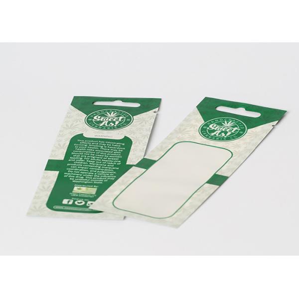 Buy Food Grade Nylon Plastic Zipper Packaging Bag Three Side Seal With Hand Hole / Clear Window at wholesale prices