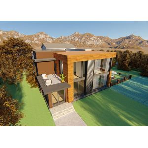 Modular deluxe bungalow residence, Bungalow House With Big Window