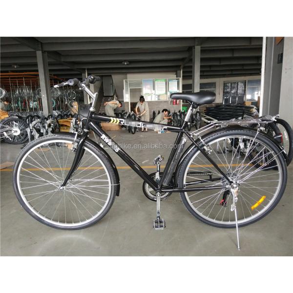 Adult Hybrid Bike 700C 6 Speed Lady City Cruiser Bicycle with Gross Weight 17kg