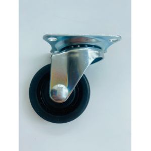 Light Duty 1inch to 3inch Furniture Rubber Black Swivel Castor with Request