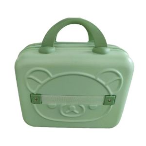 Zipper Closure Portable Lightweight Professional Makeup Storage Box Cartoon