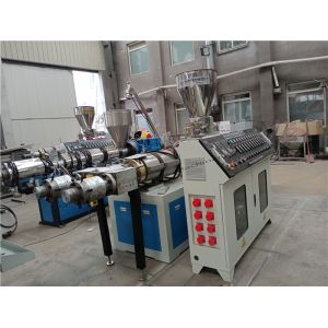 Double Cavity PVC Plastic Extruder Machine 10m/Min Hauling