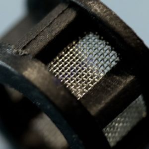 Cylinder Filter 304 Stainless Steel Mesh Insert Molded Or Over Moulded With