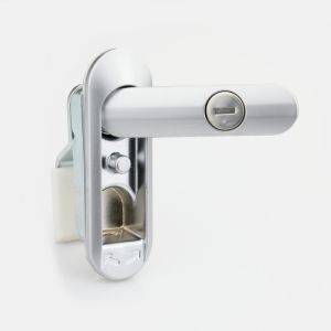 White Electrical Electronic Door Locks Beautiful Appearance RoHS Certificated